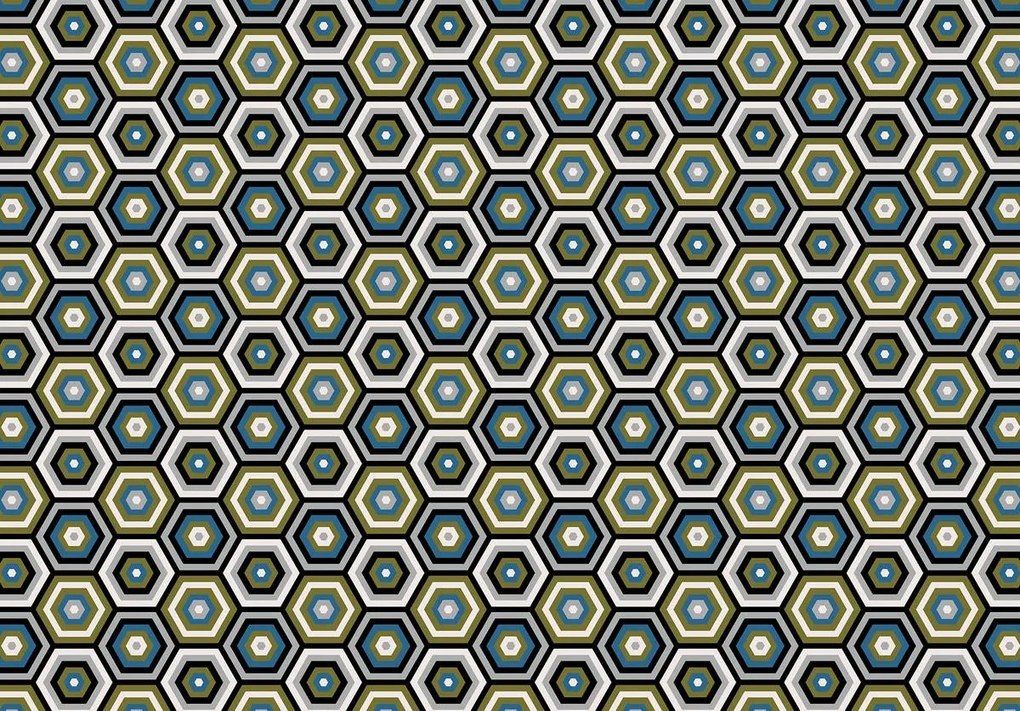 Fotótapéta - Hatszög (152,5x104 cm)
