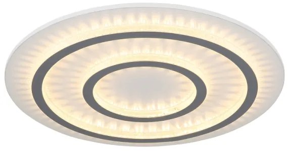Globo 48042-60W - JAYDEN LED dimmelhető mennyezeti lámpa 60W/230V Ø55 cm fehér + távirányító