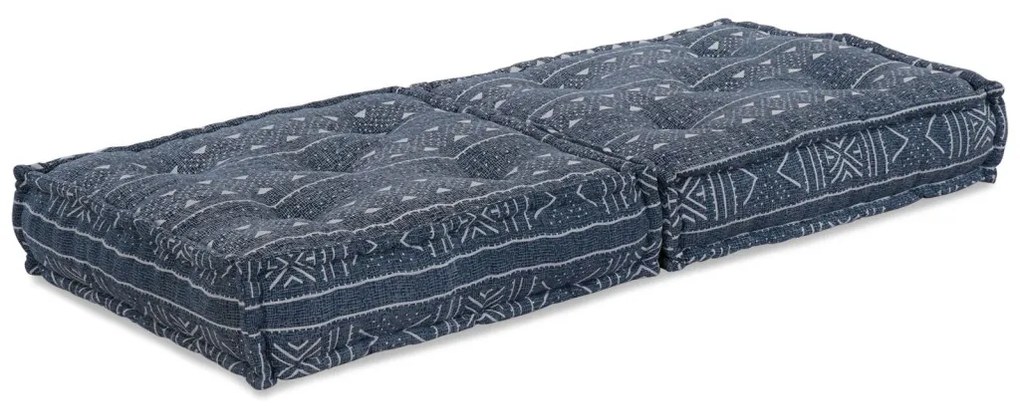 Moduláris Puff Indigo 70x70x36 Szövet