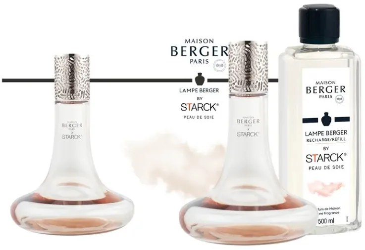 Starck katalizátor lámpa töltettel 0,5l Peau de Soie/Selyembőr rózsaszín - Maison Berger Paris