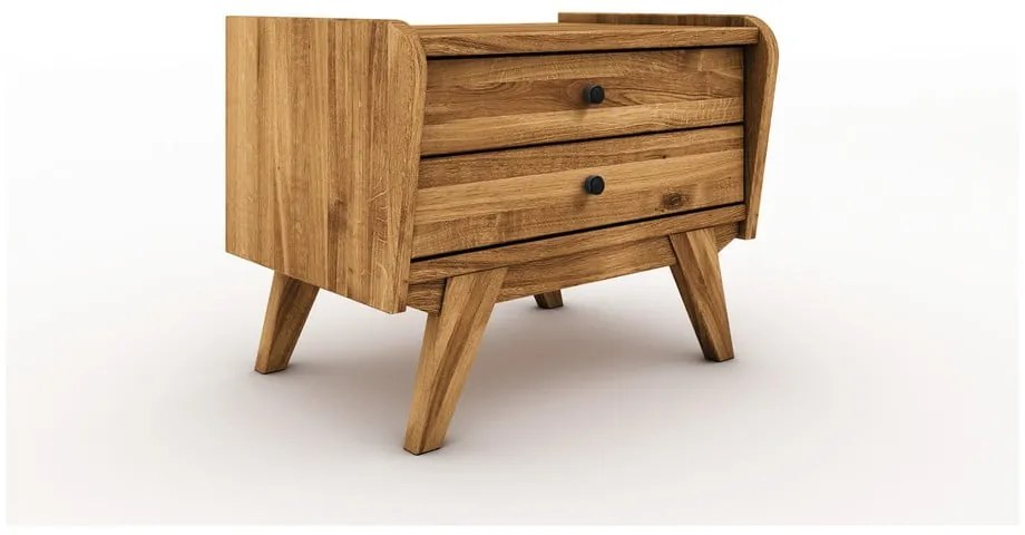 Tölgyfa éjjeliszekrény Retro 1 - The Beds
