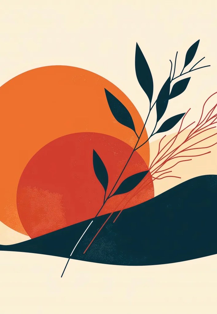 Poszter 68x98cm Alkonyat a csendben