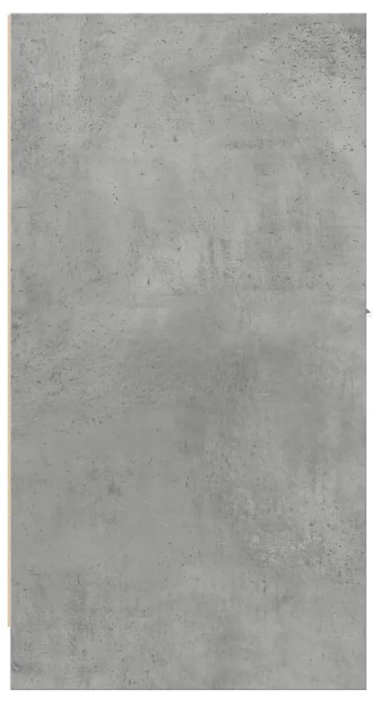 betonszürke szerelt fa patikaszekrény 30 x 41 x 77,5 cm