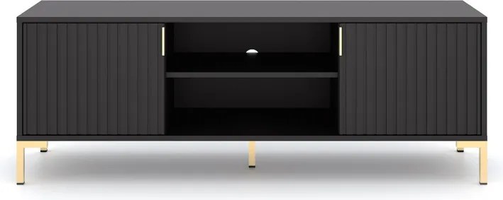 FLINN FL02 RTV 2D CZARNY/CZARNY MAT 5W+