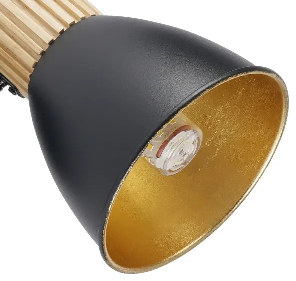 Brilagi - ODENSE fali irányítható spotlámpa 1xE14/10W/230V gumifa/fekete