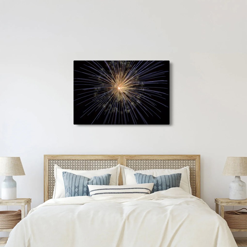 Tűzijáték képe (90x60 cm)