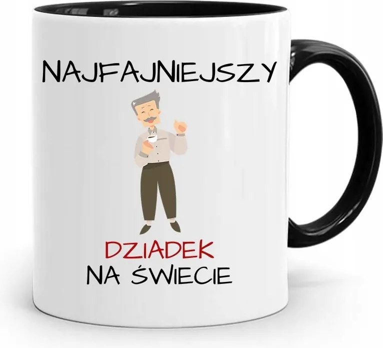 Fekete Bögre Nagypapának A Legmenőbb Nagypapa fényképes nyomattal