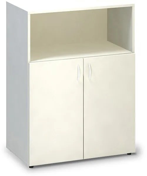 Közepes ProOffice szekrény 80 x 47 x 106,3 cm, fehér
