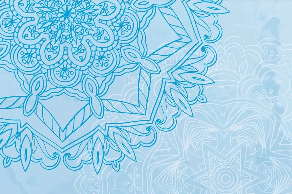 Öntapadó tapéta Mandala téli motívummal