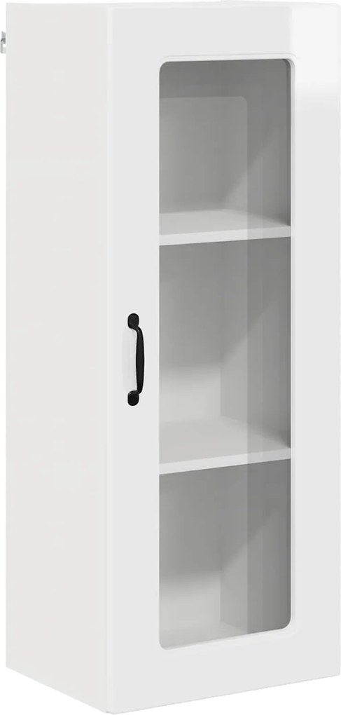 vidaXL Konyhaszekrény Kalmar Magas Fényű Fehér 40 x 31 x 100 cm