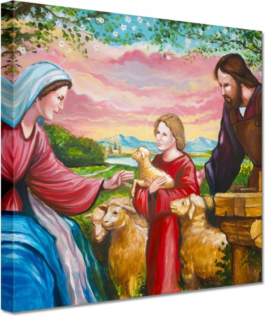 Festmények 20x20 Szent Család