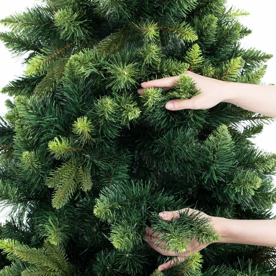 AmeliaHome Karácsonyfa Borovice Klaus, 150 cm