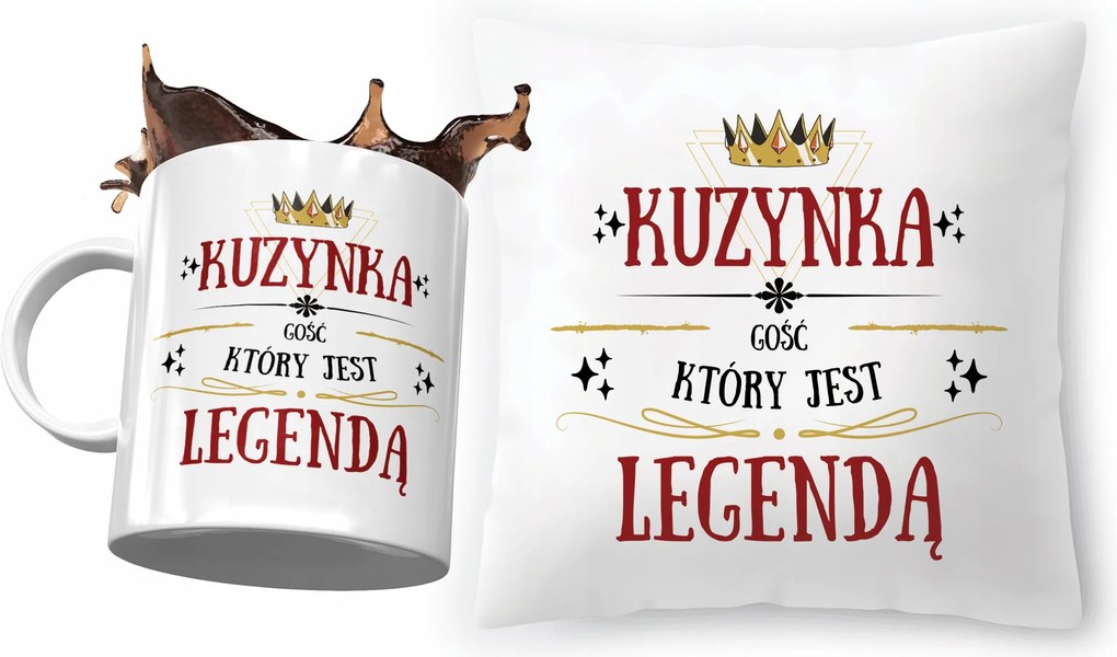 Unokatestvér Szett Párna Bögre Ajándék Nyomtatott Fotóval