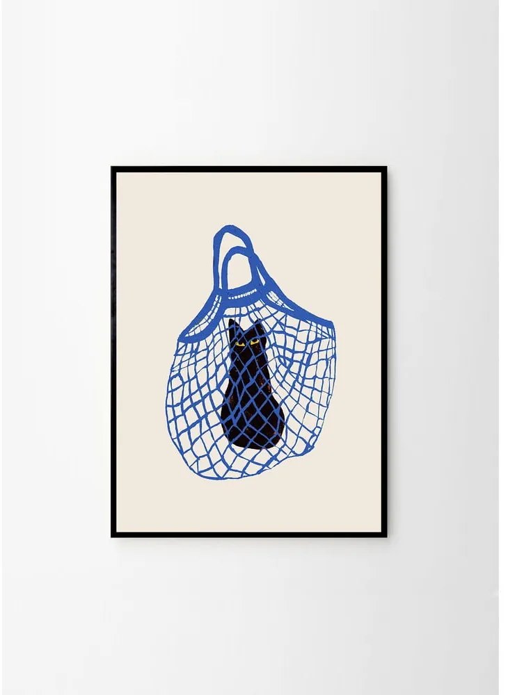 Poszter 30x40 cm The Cat’s In The Bag – Chloe Purpero Johnson – The Poster Club