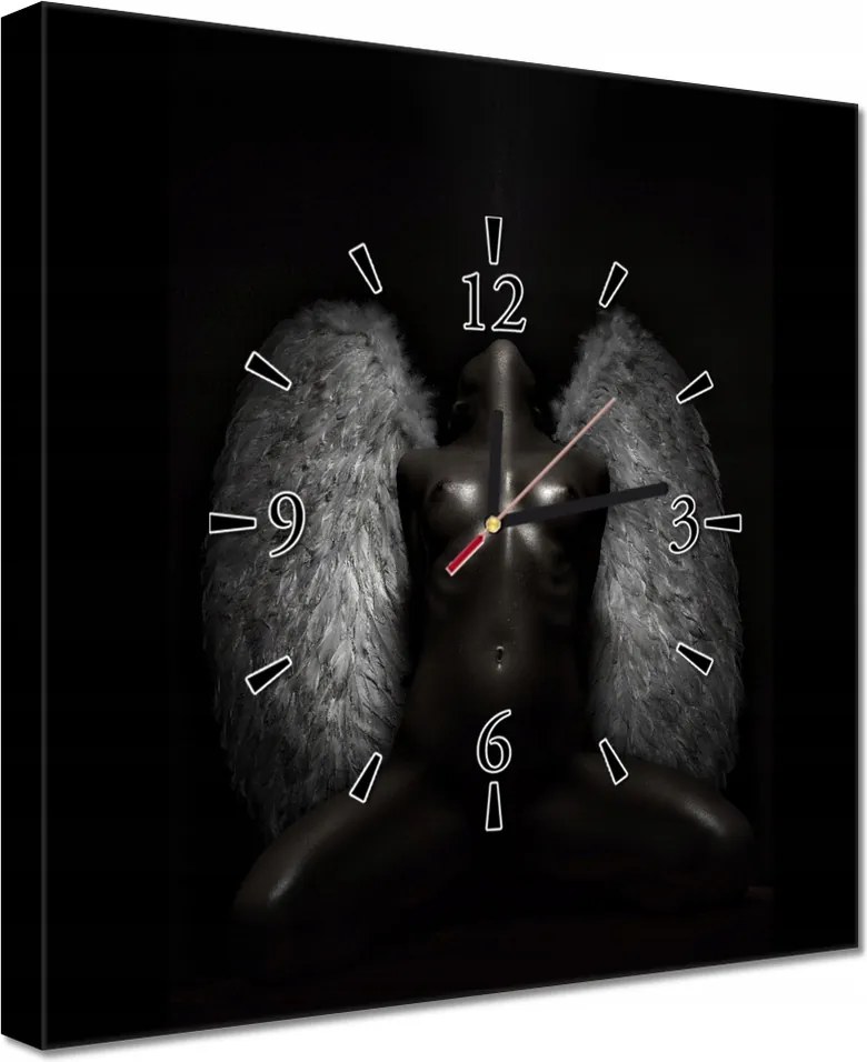 Falióra 40x40 Angyali női akt