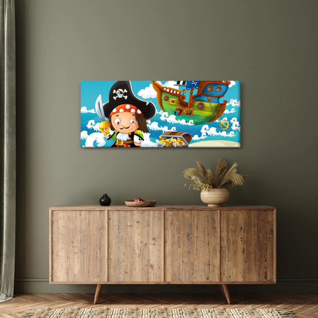 Kép - kalóz kincs (120x50 cm)