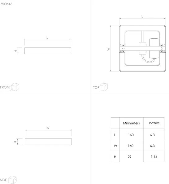 Eglo 900646 - LED fürdőszobai mennyezeti lámpatest FUEVA LED/11W/230V IP44 fehér