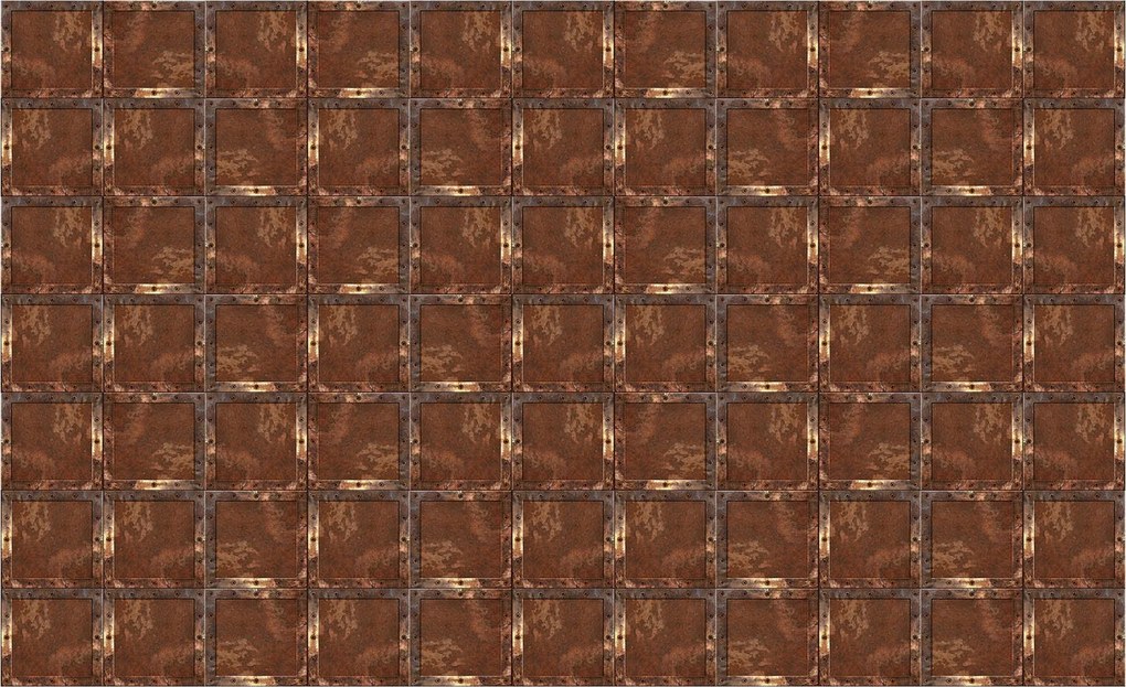 Fotótapéta flizelina Rozsda Fém Loft Bronz Narancs Textúra 250x175 +ragasztó