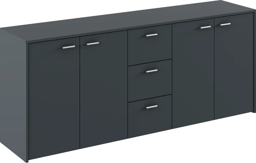 HUGOS 180 szekrény, grafit