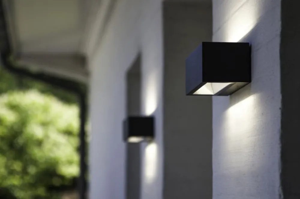 LUTEC 5189112118 GEMINI Modern Kültéri Fali Lámpa LED IP54