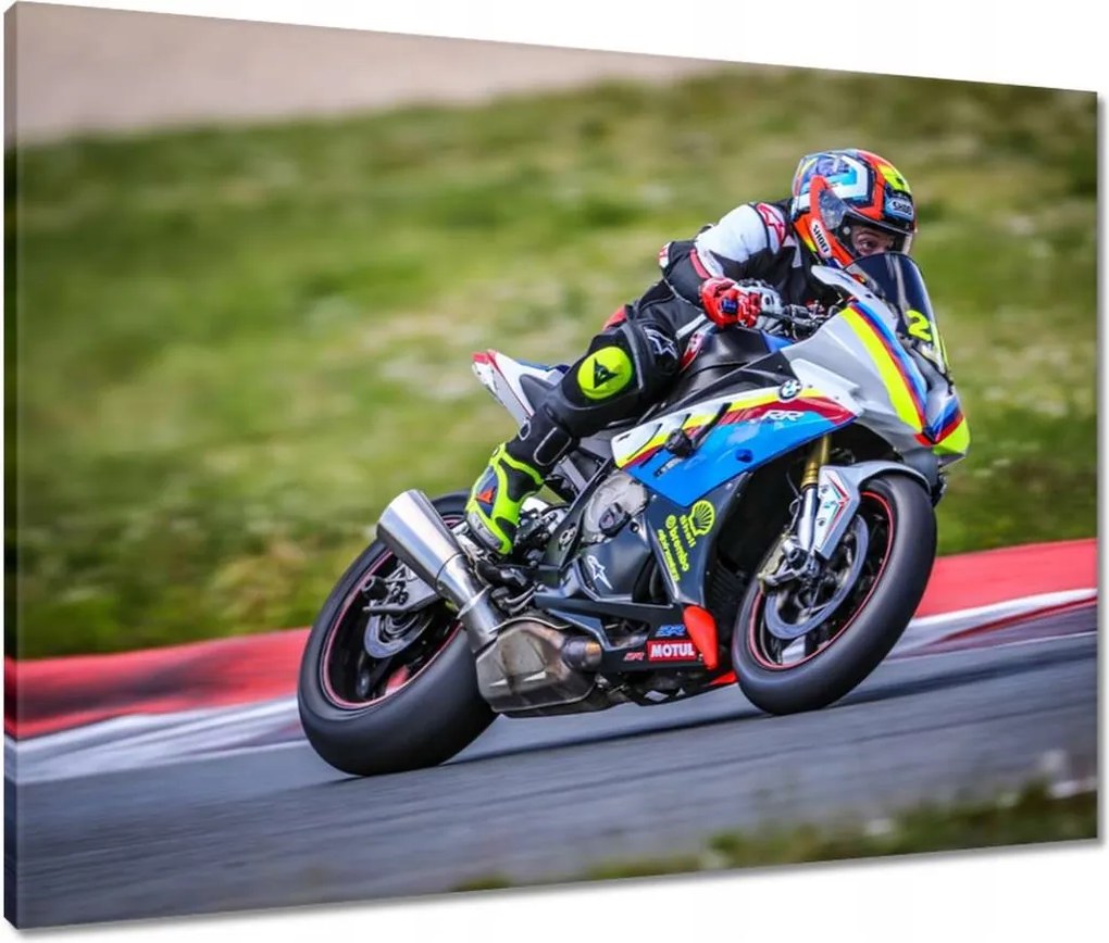 Vászonkép 80x60 Motorkerékpár Motor Sport