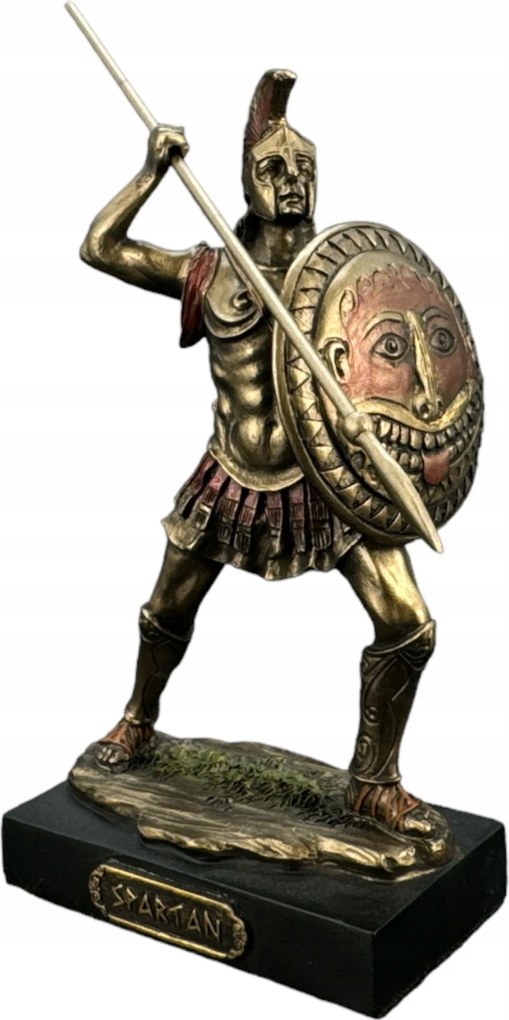 Spártai Harcos Görög Hoplita figura szobor bronz Veronese WU77495AP