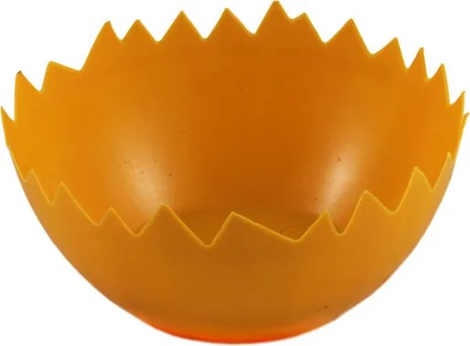 Virágcserép héj sárga 12cm-es vetéshez zab zsázsa nádra 10db