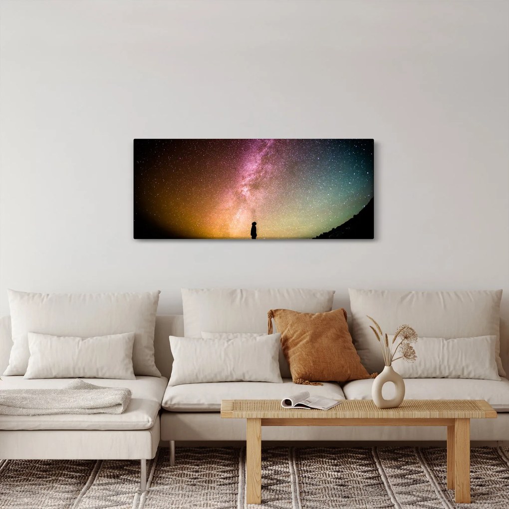 Kép - égbolt tele csillagokkal (120x50 cm)