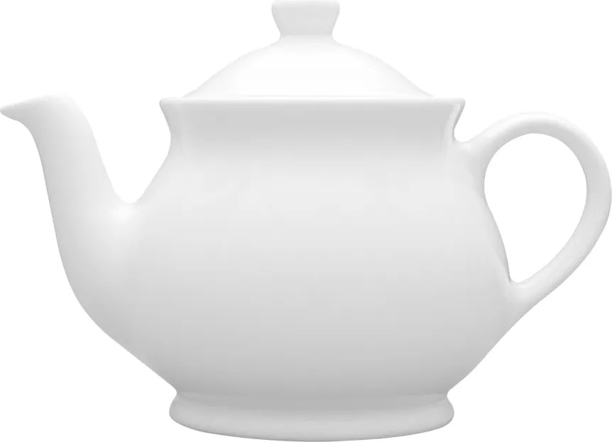 Lubiana Grace Teáskanna Teához Fehér Porcelán Teáskanna Fedővel 500 ml