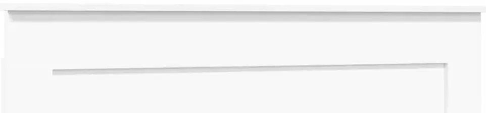 Fejtámla fejtámlával Fehér 120 cm Faanyag