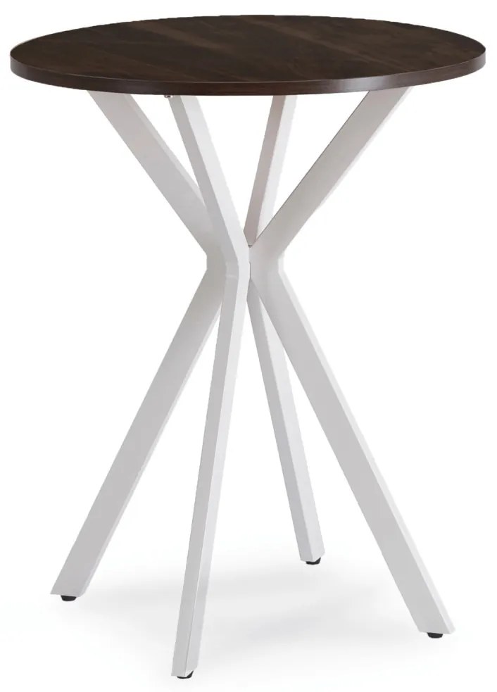 Stół LAUREN 60 cm Orzech/Biały