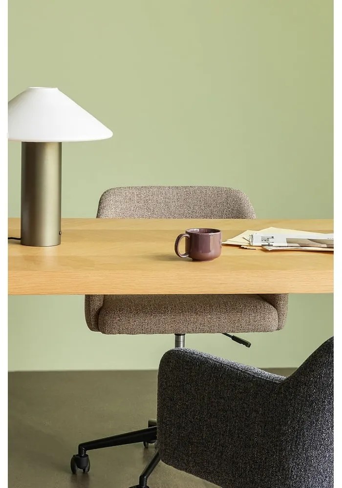 Sötétzöld asztali lámpa üveg búrával (magasság 40 cm) Orbit – Hübsch