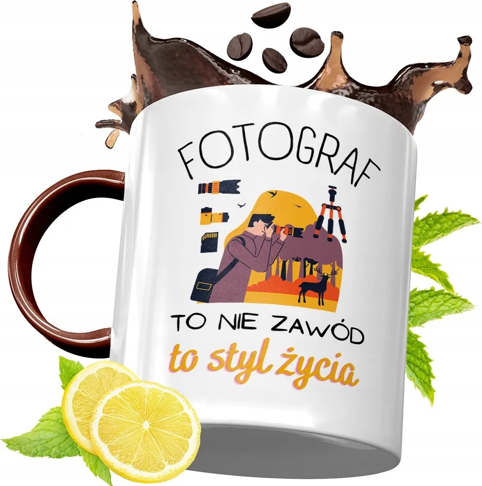 Bordó Bögre Fotósnak Születésnapra Ajándék fényképes nyomattal