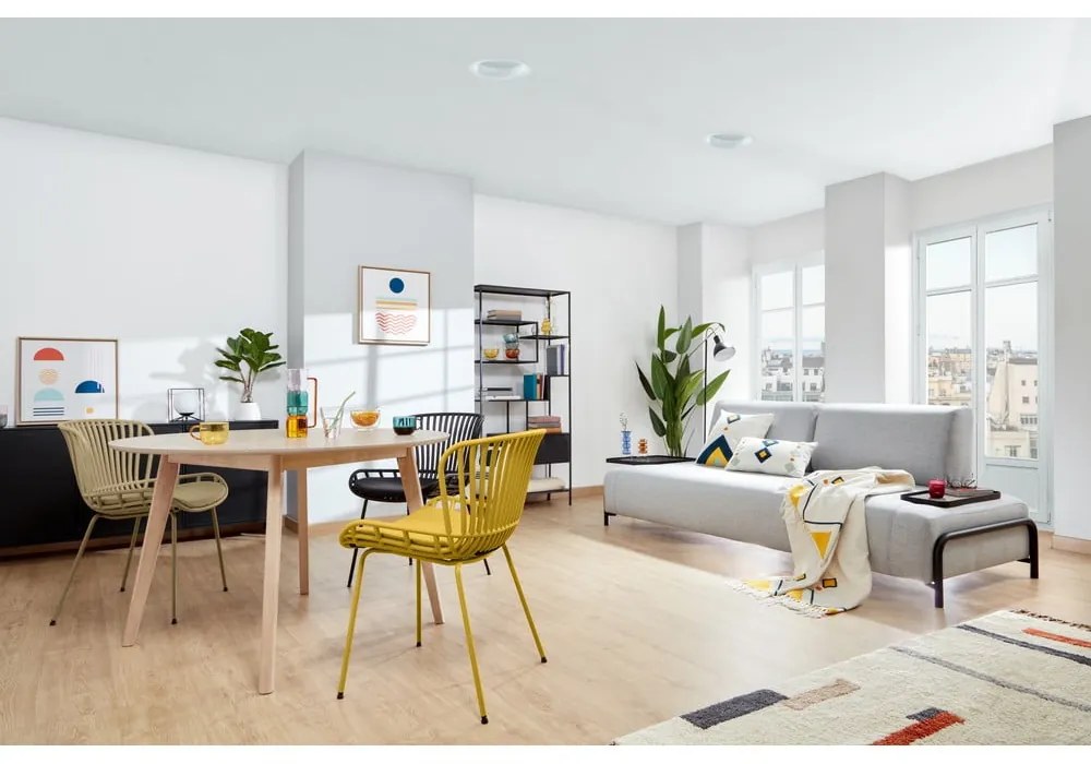 Shantay fekete fém könyvespolc - Kave Home