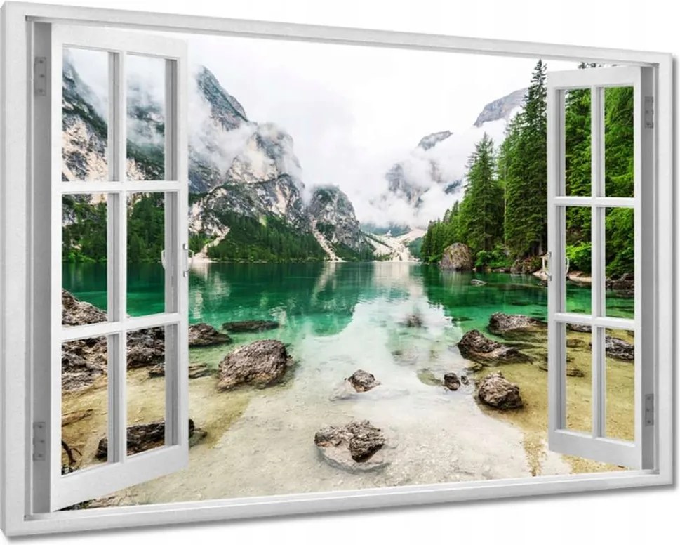 Festmények 120x80 Hegyi tó