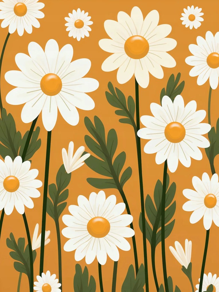 Poszter 75x100cm Napsütötte kert