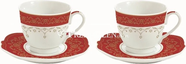 Eszpresszó Kávéscsészék Csészealjak Téli díszek Kpl. 2 db Ajándék