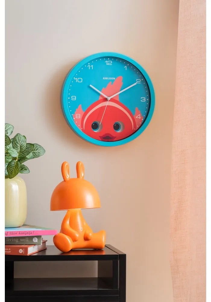 Gyerek óra ø 31 cm Peekaboo Goldfish – Karlsson