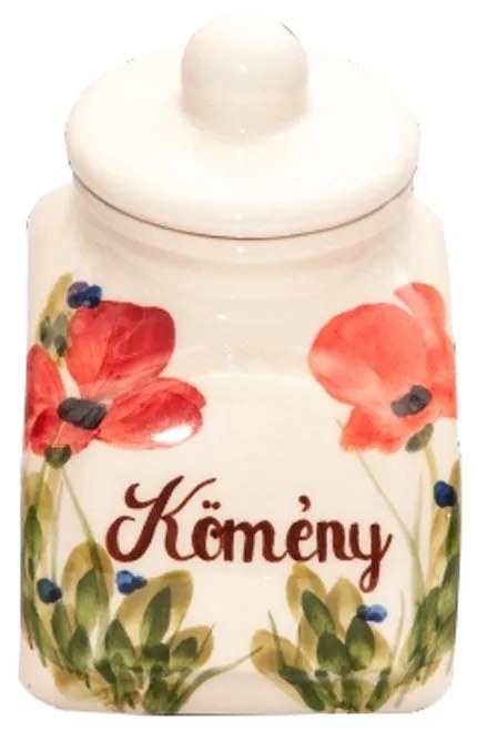 Fűszertartó - Vanilia Kerámia Pipacs - kicsi / Szerecsendió