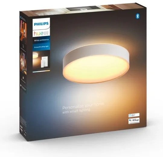 Philips - LED dimmelhető mennyezeti lámpa Hue ENRAVE M LED/19,2W/230V fehér + távirányító