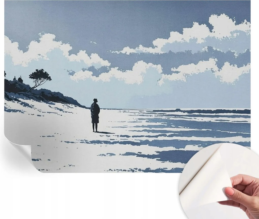 Öntapadós fotótapéta Nappaliba és Hálószobába Tengerparti csend 312x219