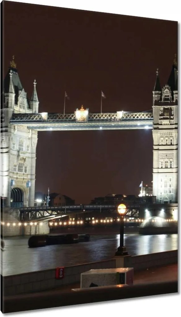 Festmények 80x120 Tower Bridge éjszaka