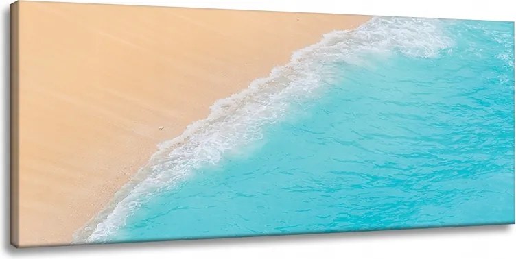 Vászonkép Tengerpart Csendes Víz Nap 120x60 cm Ideális ajándék