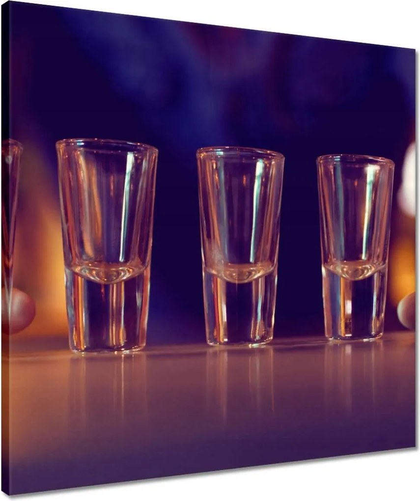 Vászonkép 50x50 Csapos pohársor