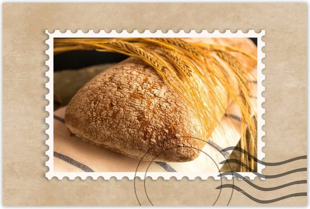 Poszterek 90x60 Természetes rozskenyér