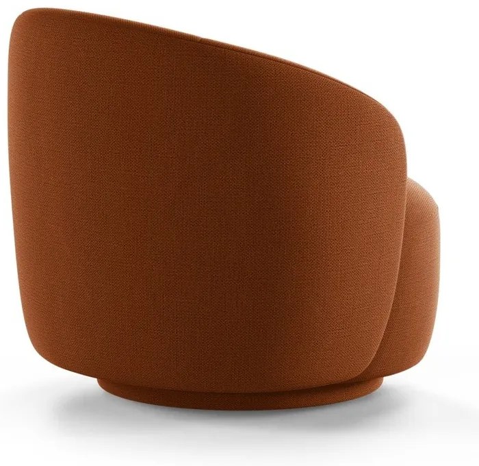 Téglavörös forgó fotel Letizia – Micadoni