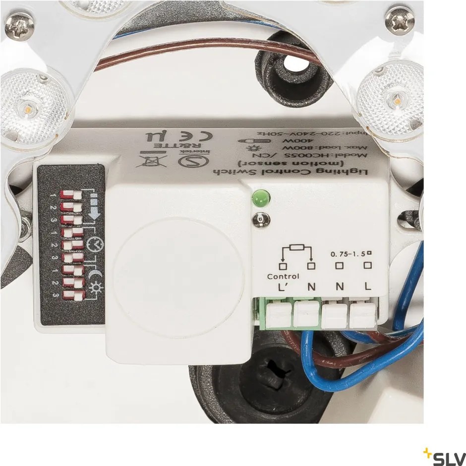SLV 229971 AINOS Modern Kültéri Mennyezeti Lámpa Fehér LED IP44