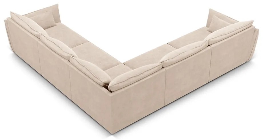 Bézs sarokkanapé (variálható) Vanda – Mazzini Sofas