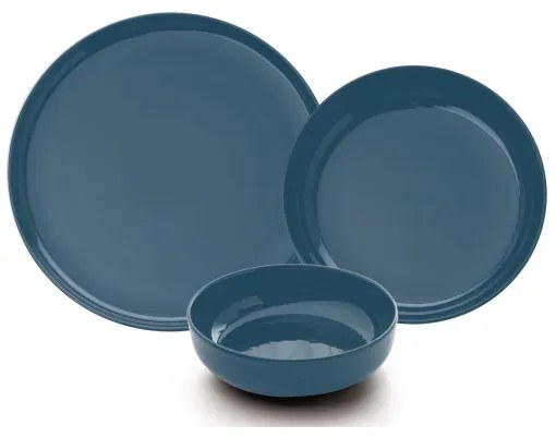 12 darabos kék porcelán étkészlet