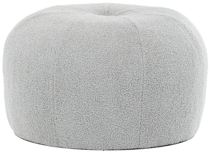 Szürke Színű Puff Különleges Bouclé SzövetbőlAK-307